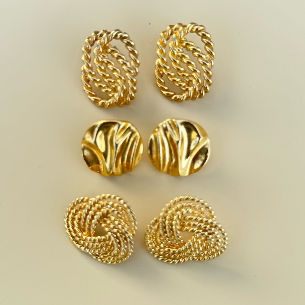 Vintage Gold Earrings